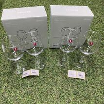 RX348 D-07 iittala イッタラ Raami Aperitif glass Aperitiivilasi 120ml ペア クリア 北欧 2点まとめ 箱汚れ有り 未使用 保管品 グラス_画像1