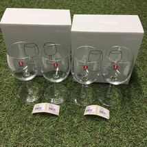 RX407 D-012 iittala イッタラ Raami Aperitif glass Aperitiivilasi 120ml ペア クリア 北欧 2点まとめ 箱傷有り 未使用 保管品 グラス_画像1