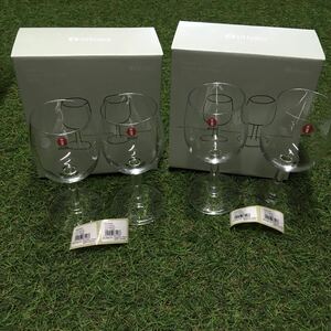 RX416 D-010 iittala イッタラ Raami Aperitif glass Aperitiivilasi 120ml ペア クリア 北欧 2点まとめ 箱傷有り 未使用 保管品 グラス