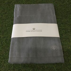 RX539-A41 Georg Jensen Damask ジョージ ジェンセン ダマスク ORIGINAL STRIPE apron Light Grey 78×85cm 未使用 保管品 エプロン