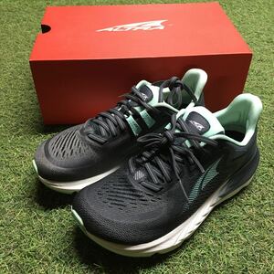 YO026 ALTRA アルトラ W PROVISION 6 US6 23cm ロードランニングシューズ BLACK/MINT アウトドア 未使用 展示品 靴