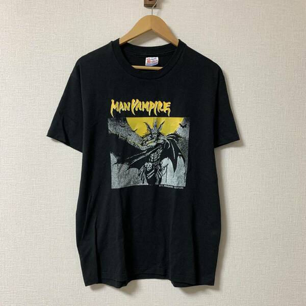 90s 90年代 韮沢靖 Tシャツ usa ビンテージ anime 漫画 アニメ 古着 ヴィンテージ アニメ キャラクター hanes tee デッドストック