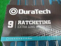 ♪　ラチェットセット　DURATECH　9本セット（8・10・12・13・14・16・17・19・22mm）　DTLFHW09M　未使用品　nn3614_画像3