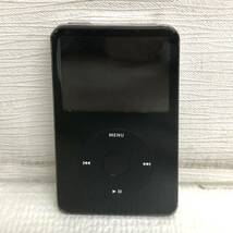 0515J6 Apple アップル iPod classic 30GB 第5世代 A1136 ブラック 第五世代 アイポッド クラシック 音楽機器_画像1