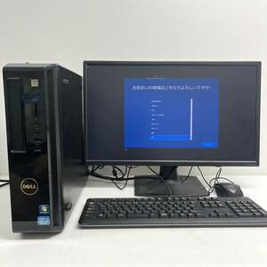 0518A6 まとめ 動確済★デスクトップPC パソコン DELL デル VOSTRO 260s CORE i3 / モニター I-O DATA LCD-MF244EDB-B2 24型 / SK-2025