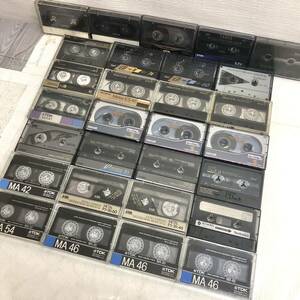 0520E6 summarize *METAL metal cassette tape 29 pcs set TYPE Ⅳ audio equipment record medium recording ending / TDK maxell AXIA SONY DENON other 