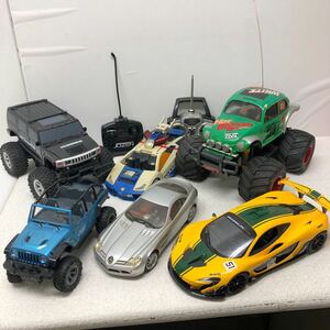 0529C まとめ★ラジコン トイラジコン 6点セット 車 レーシングカー 4WD / HUMMER / Jeep / McLaren P1 GTR / ベンツ SLR 他