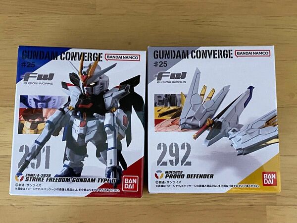 FW GUNDAM CONVERGE ♯25 ストライクフリーダムガンダム弐式 プラウドディフェンダー ガンダムコンバージ