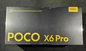 新品未開封 POCO X6 Pro 12GB/512GB ブラック グローバル版