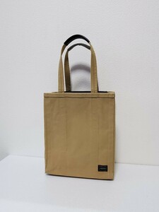  used good goods PORTER Porter Yoshida bag tote bag BROWN Brown vertical A4 cloth made canvas cloth F16