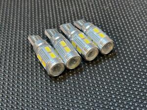 T10T16 5630smd 10連LEDプロジェクターレンズホワイト4個セット