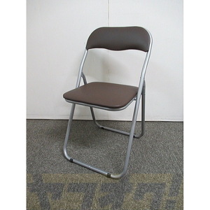 [ secondhand goods ] folding chair folding chair mi-ting chair Brown 