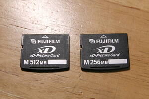  Fuji film / FUJIFILM XD-Picture Card M 512MB + M 256MB XD card XD Picture card 