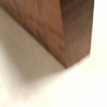 ブビンガ 柾目厚板ブロック　縮み杢　835×130×44×4.5キロ 120サイズ_画像5