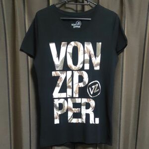 サーフ　VONZIPER 　ボンジッパー　Tシャツ　M