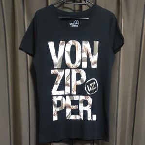 サーフ VONZIPER ボンジッパー Tシャツ M