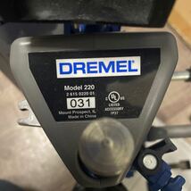 サ) 簡易動作確認済み　DREMEL ドレメル ワークステーション 220 家庭用 ドリルプレス 卓上ボール盤 ドリルスタンド　管理M_画像7