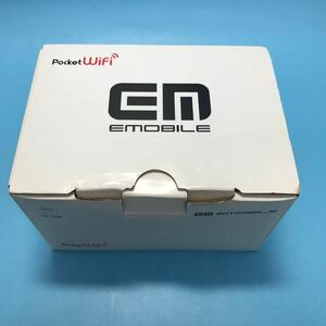 サ) [通電確認のみ] EMOBILE Pocket Wi-Fi ポケットWi-Fi モバイルルーター GL10P ホワイト タッチスクリーン 管理M