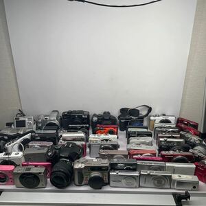 サ) ※動作未確認　[ジャンク] デジタルカメラ　コンデジ　他　まとめ　複数台　セット　50台　OLYMPUS CASIO SONY Nikon 他　管理tk