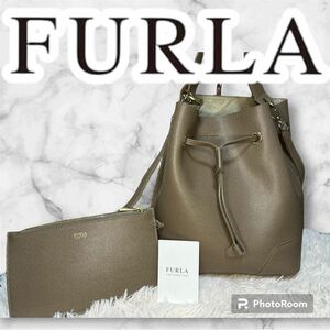 フルラバッグポーチ付きFURLA