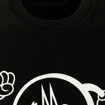 ★定価 63,410円★ 現行品 最新作 MONCLER Tシャツ Ｌ　モンクレール ブラック 国内正規品 入手困難 完売品_画像5