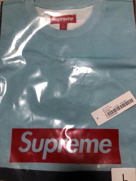 新品未開封 Supreme Split S/S Top Blue Tシャツ 23FW 青 水色