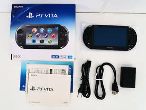 BU545/PlayStation Vita body Wi-Fi model black PCH-2000 ZA11 / operation verification ending 