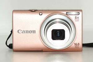 ★美品★ CANON キヤノン PowerShot A4000 IS ピンク コンパクトデジタルカメラ #C520