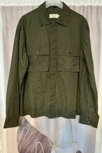  mezzo n fox fox embroidery military shirt khaki 