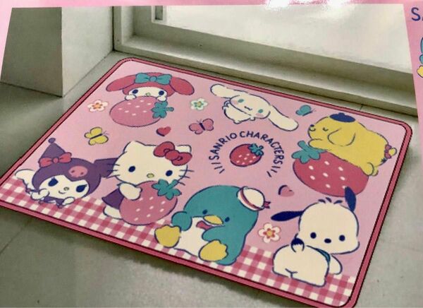 新品　送料無料　バスマット　サンリオ　キャラクターズ　45×65cm