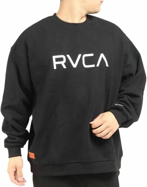 ラスト1点！RVCA メンズ 黒　トレーナー　スウェット