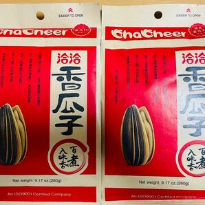 洽洽 瓜子 恰恰 チャチャ味付け香瓜子 食用ひまわりの種 260g x2袋