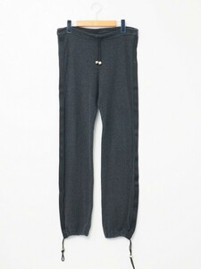 TH4974# France made * Chanel CHANEL*02A* cashmere .* cotton * jogger pants * side line * here Mark * charcoal gray series *38*