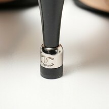 GO6843*イタリア製《CHANEL シャネル》12P CC ココマーク リボン ミュール サンダル 靴 Size 36.5 アイボリー系_画像6