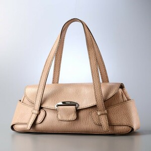 MG2541* Италия производства {TOD'S Tod's } кожа ручная сумочка сумка на плечо плечо .. сумка розовый серия 