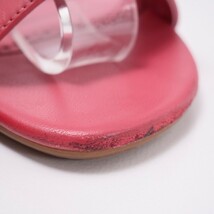 GP9838*イタリア製*ドルチェ＆ガッバーナ BAMBINO*キッズ*Size 33*DGロゴ×リボン*レザーサンダル*女の子*子供服*靴*ピンク*_画像6