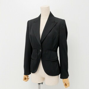 GP9855# Italy made * Gucci GUCCI* tailored jacket * single * black group *38