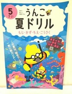 5さい うんこドリル もじ・かず・ちえ・こうさく 総合ワーク[新品未使用]