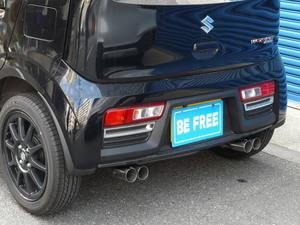 BE FREE HA36S 4WD アルトワークス オールステンマフラー 左右4本出し！