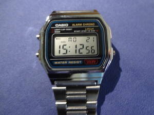 ●CASIO デジタル腕時計 A158W