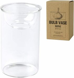 SPICE OF LIFE(スパイス) 水替えしやすい 水栽培ガラスベース 花瓶 MINI BULB VASE バルブベース クリ