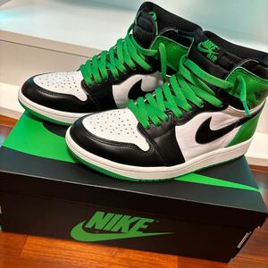  воздушный Jordan 1 air jordan1 Lucky зеленый 24.5