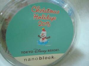 【即決】限定　TDR ディズニー　2015　クリスマス オラフ ナノブロック　アナ雪 アナと雪の女王