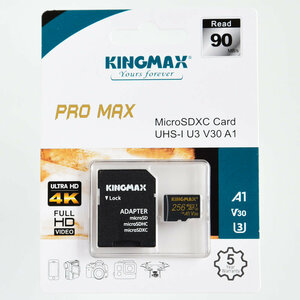  new goods / high speed / Taiwan made microSD card 256GB King Max switch correspondence UHS-I U3 KM256GMCSDUHSPM1A adaptor attaching .microSDXC card micro SD