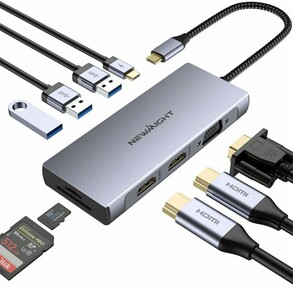 ドッキングステーションhdmi 2つ Dual Display USB C ハブ Dock 9-in-1 MST デュアル 4K HDMI 拡張 リプル ディスプレイ 2画面 HDMI*２
