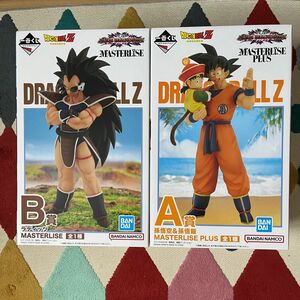 ドラゴンボール　一番くじ　A賞　B賞　孫悟空&孫悟飯フィギュア　ラディッツフィギュア