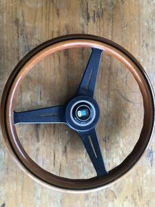  that time thing NARDI Nardi wooden steering wheel CLASSIC φ36.5? horn button horn ring 