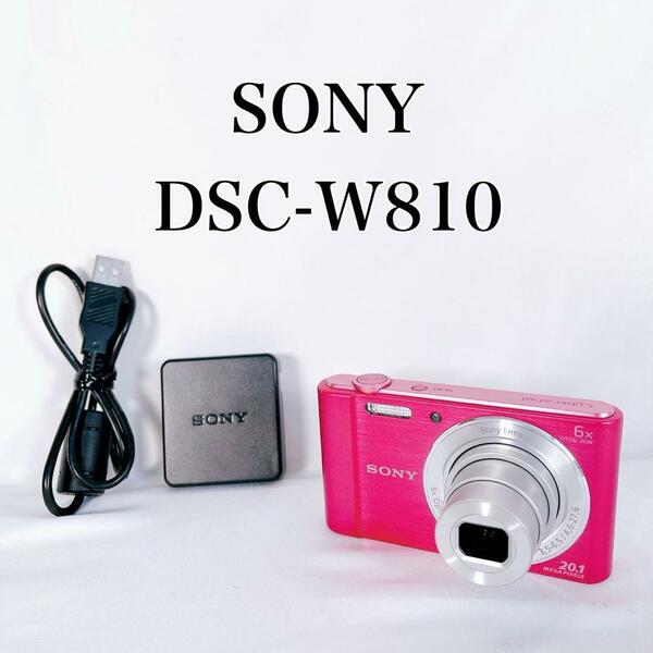 【動作品】SONY Cyber-shot DSC-W810 コンデジ　カメラ