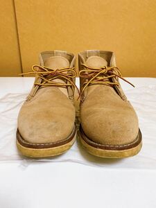 REDWING 3143 Work Chukka レッドウィング ワークチャッカブーツ US9 27cm Made In USA ベージュ系