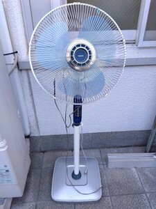 [* junk treatment * Showa Retro ], electric fan, antique, National, code only defect have, height : approximately 137cm, width : approximately 47cm, depth : approximately 42cm